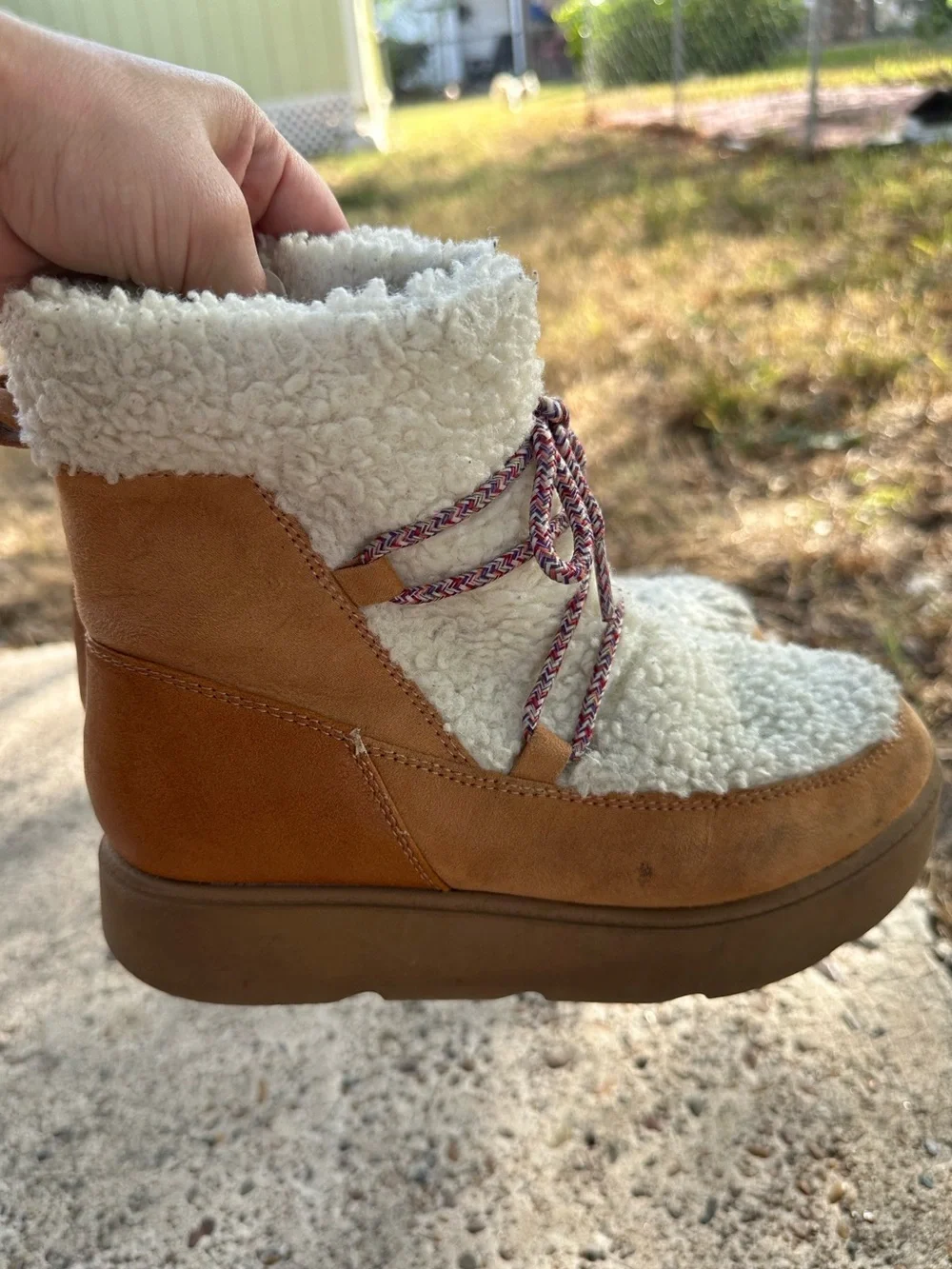 Cat & jack faux  leather booties